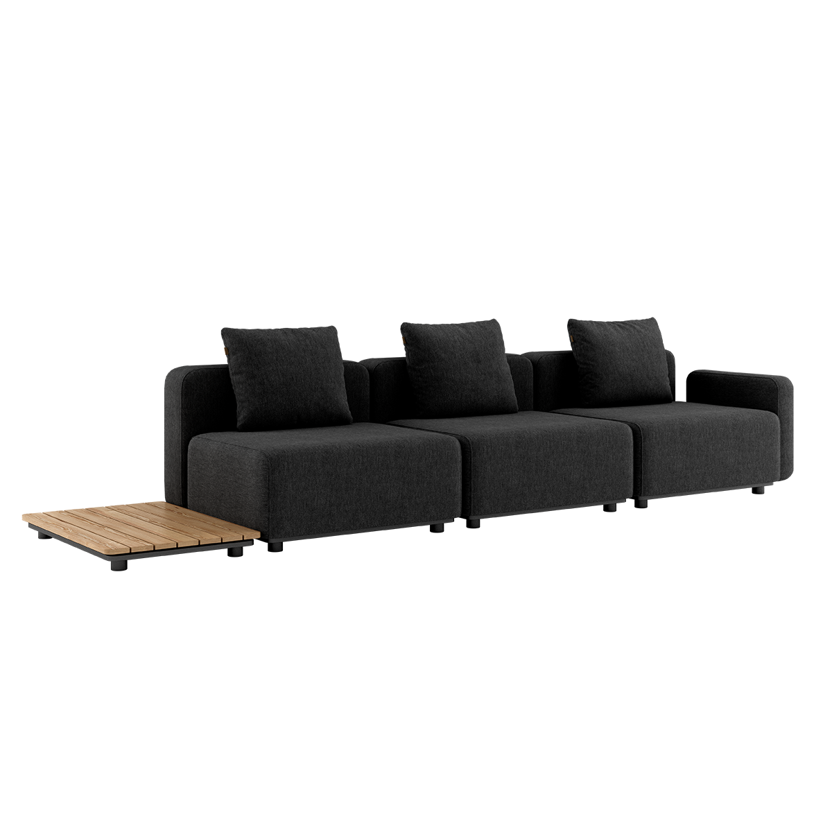 Cobana Lounge Sofa - 4 Pers. M. Sidebord Inkl. Puder